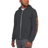 Zippered Hoodie Back and Sleeve Print - myGMRS.com