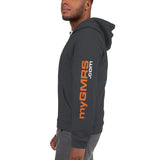 Zippered Hoodie Back and Sleeve Print - myGMRS.com