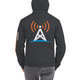 Zippered Hoodie Back and Sleeve Print - myGMRS.com