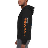 Zippered Hoodie Back and Sleeve Print - myGMRS.com