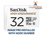 SanDisk 32GB High Endurance MicroSD Card (myGMRS Network) - myGMRS.com