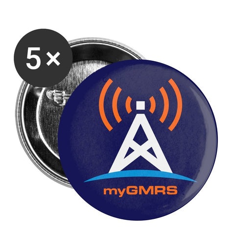 Small Buttons 1'' (5-pack) - myGMRS.com